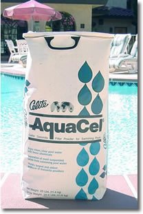 25 lb bag of white diatomaceous earth DE pool filter media
