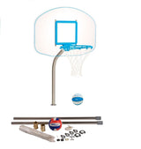 Dunn-Rite DMC450 Regulation ClearHoop pool basketball unit, acrylic backboard and stainless rim