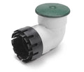Rain Bird Drainage Pop-Up Relief Valve With 4" PVC Elbow And Hub Fitting Adapter