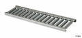 NDS DS-221, Dura Slope 6" X 2' Galvanized Steel Channel Drain Grate