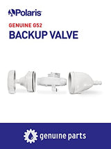 Polaris G52 back-up valve, product photo