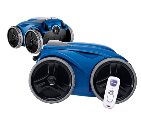 Polaris F9550 9550 Sport 4WD robotic pool cleaner with remote
