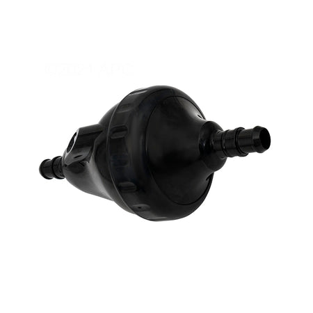 Polaris G62 back-up valve, black, side view