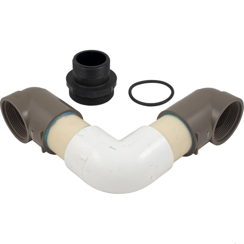 Pentair Inlet Elbow w/ O-Ring & Bulkhead Fitting | DEX2400GAB