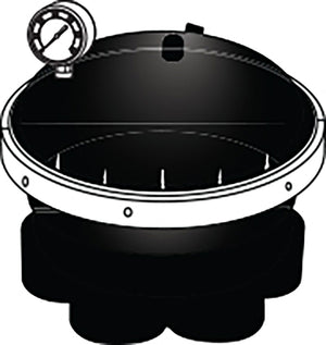 Paramount 005-302-4132-03 black 6-port valve shell for 2 inch plumbing