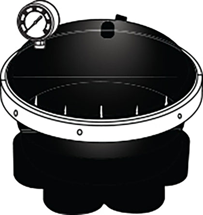 Paramount 005-302-4132-03 black 6-port valve shell for 2 inch plumbing
