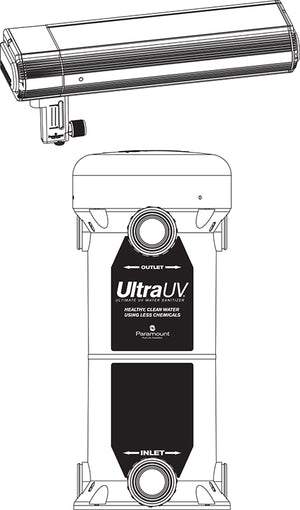 Paramount 006422001000 Ultra UV2 and Clear O3 system, 120V 2 lamp