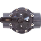 Hayward PSV2S2DGR PSV series 2-way diverter valve, side view