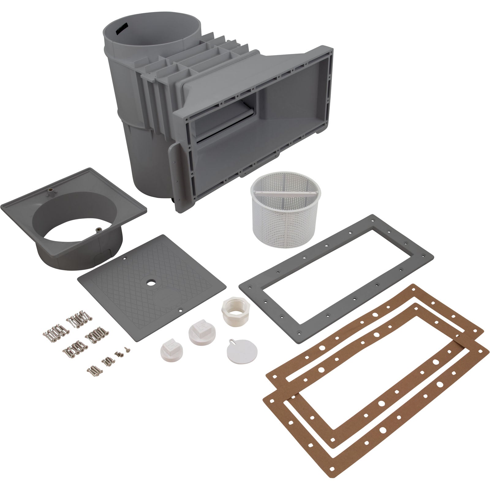 Hayward SP10852OMDGR Auto-Skim skimmer, dark grey, detail view