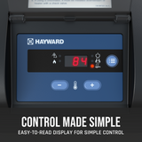 Hayward Universal H-Series W3H250FDN pool heater, control panel