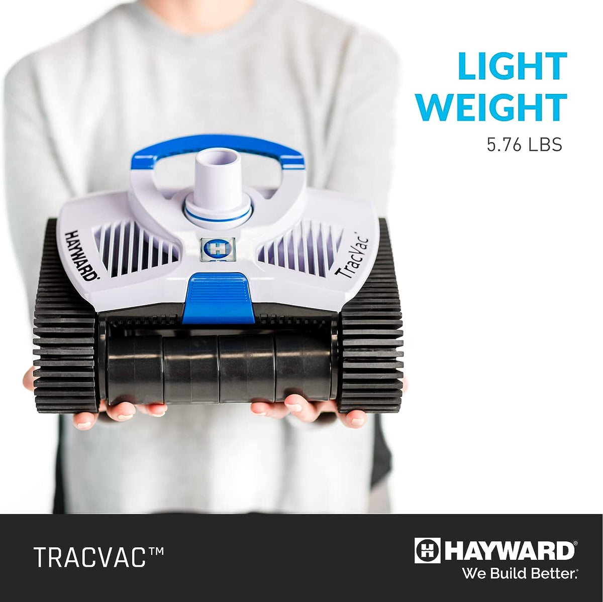 Hayward W3HSCTRACCU TracVac suction pool cleaner, lightweight body