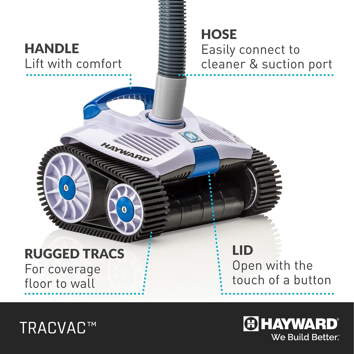 Hayward W3HSCTRACCU TracVac suction pool cleaner