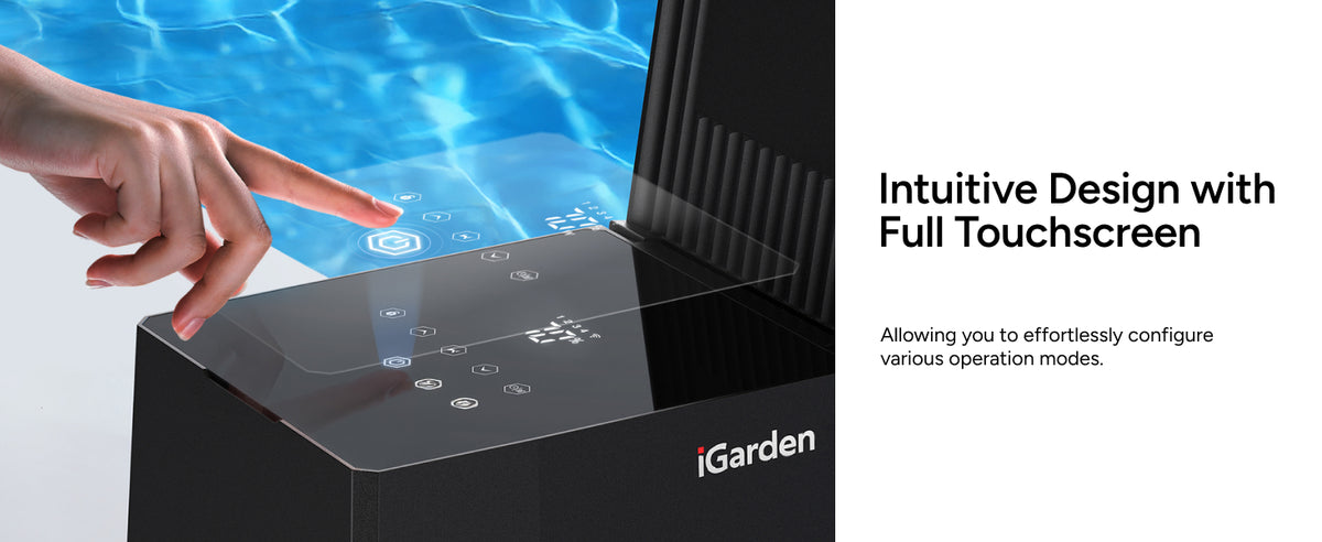 Intuitive design with full touchscreen, allowing you to effortlessly configure various operation modes.
