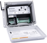 Pentair IntelliConnect EC-523317 with the enclosure open and antenna fitted