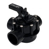 Jandy 4715 Neverlube 3-port diverter valve, angled view