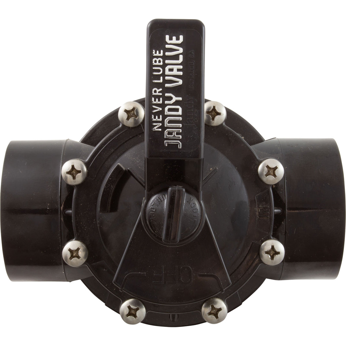 Jandy 4716 Neverlube two way diverter valve, side view