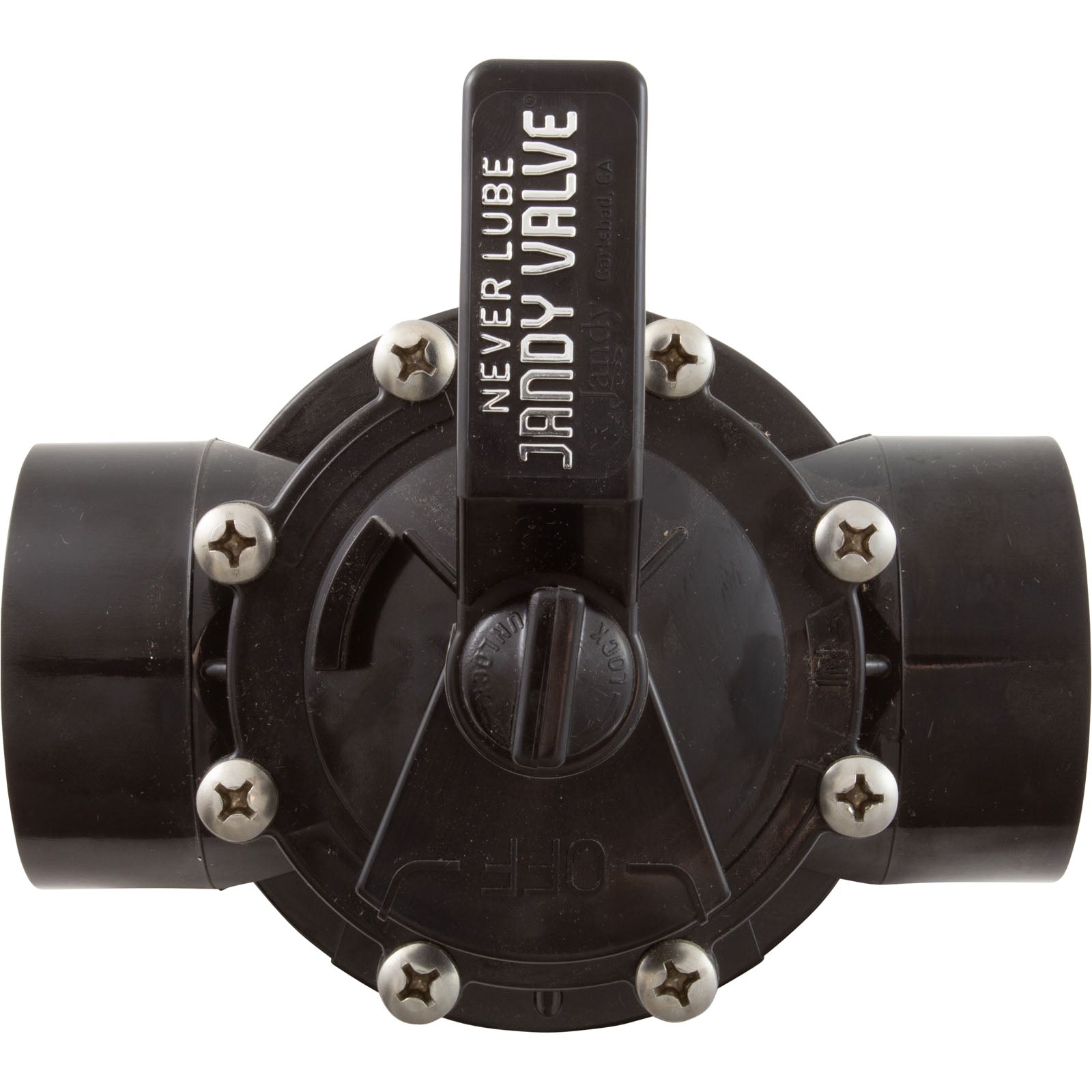 Jandy 4716 Neverlube two way diverter valve, side view