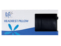 Life Essentials LSP202 black spa and hot tub headrest pillow with black stitching