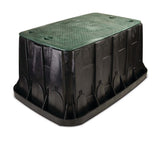 Rain Bird VBMAXH - Maxi Jumbo Valve Box - Black Body With Green Lid + 2 Locks