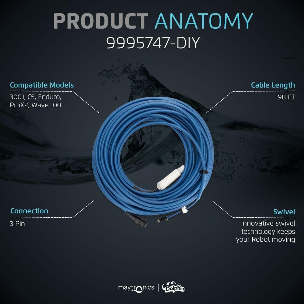 Maytronics 9995747-DIY 30 m dynamic cable, full length