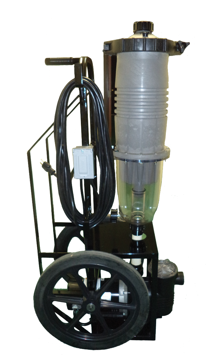 Waterco Ultra-Vac portable pool vacuum cart