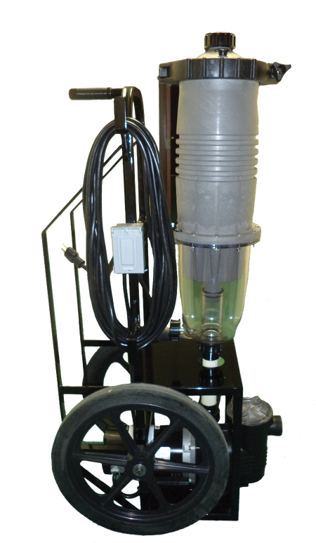 Waterco Ultra-Vac portable pool vacuum cart