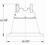 Waterco MultiCyclone support stand, alternate view