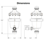 Waterco MultiCyclone 16 dimension drawing