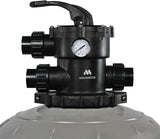 Aquamoto Nanowave 6 position multiport valve with quick connect unions
