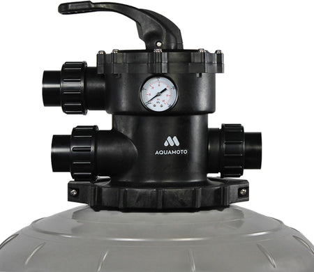 Aquamoto Nanowave 6 position multiport valve with quick connect unions
