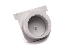 NDS 813, 5" Pro Series Deep Profile End Cap/3" S&D Hub and 4" S&D SPT Knockout End Outlet