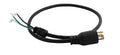 Pentair 31953-0101 3 foot cord assembly with 20 amp Twist-Lok plug