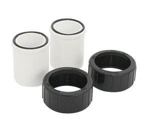 Pentair 351157 1.5 inch black union kit for SuperMax and SuperFlo pumps