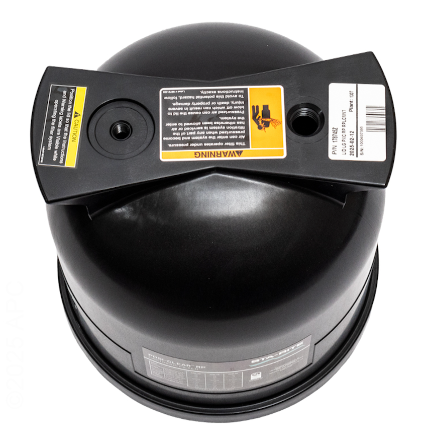 Sta-Rite 178745Z Posi-Clear RP filter lid, side view
