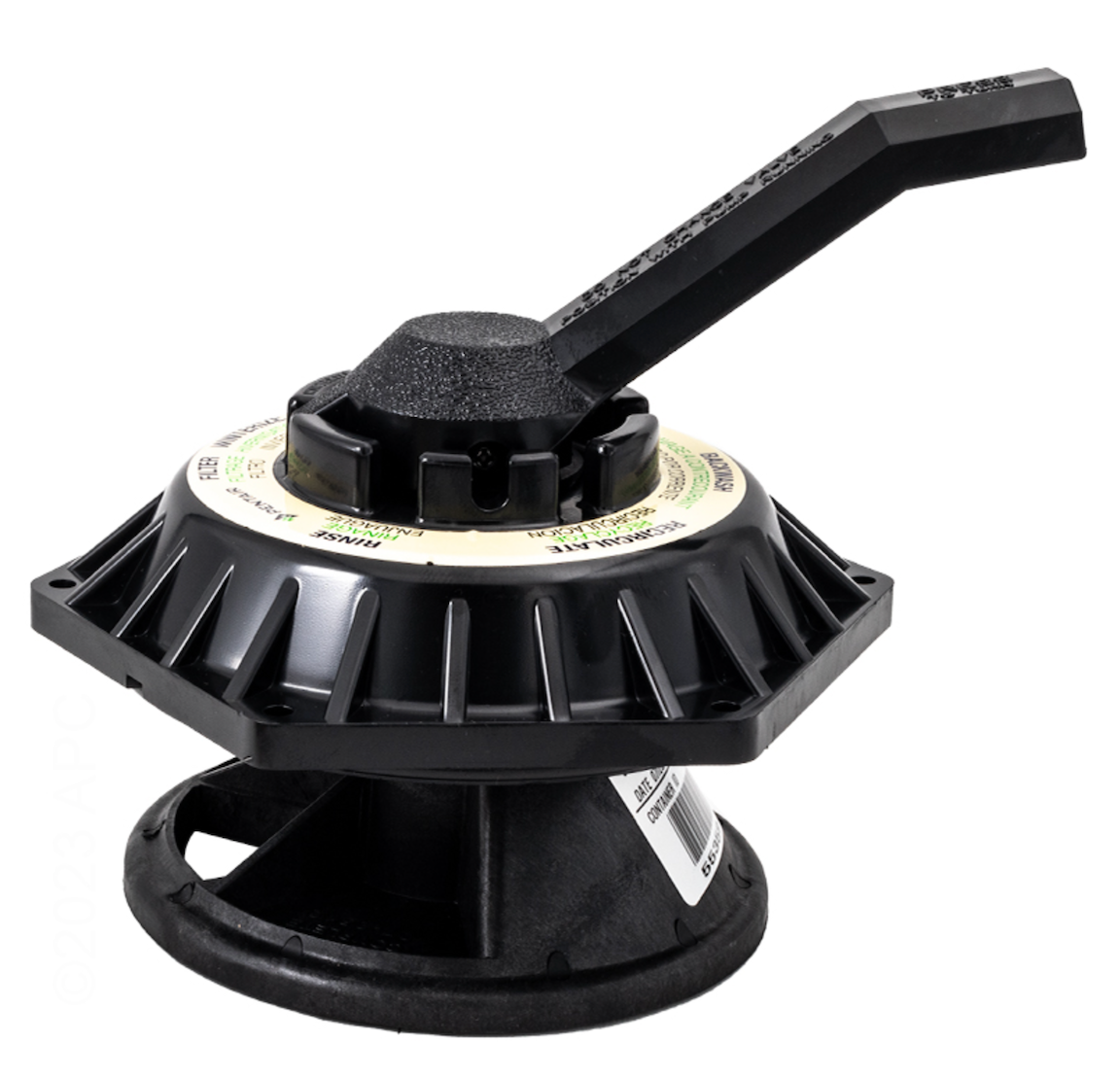 Pentair 272531 valve top assembly, side view