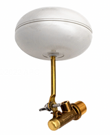 Pentair T26 3/8 inch brass float valve, side view