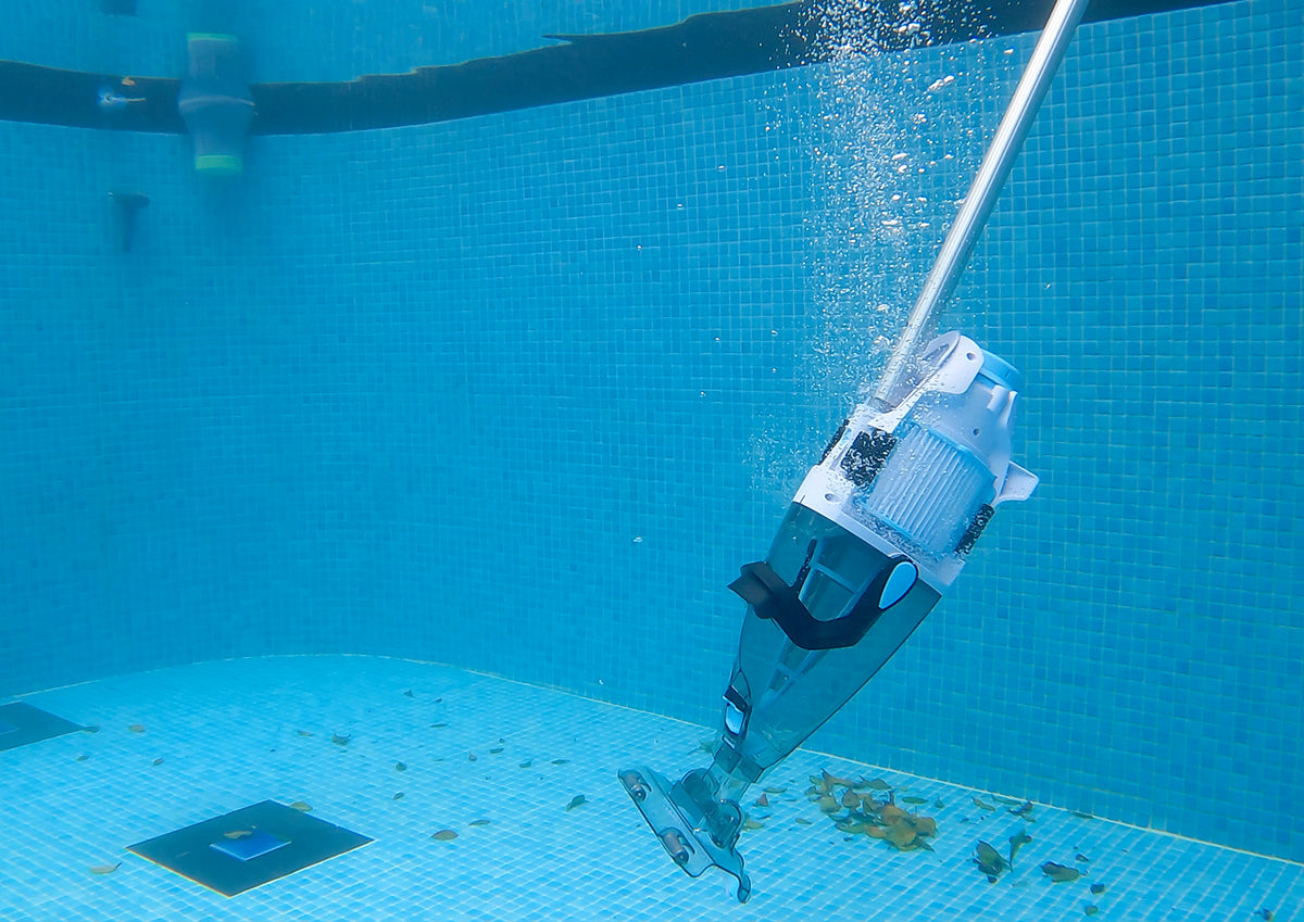 BWT PK Giant pool vacuum, lifestyle view