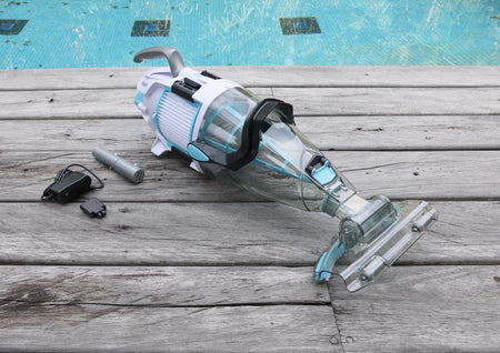 BWT PK Giant pool vacuum in use