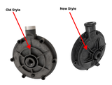 Polaris PB4-60 booster pump housing cover, showing the ridge pattern used to tell old style from new style