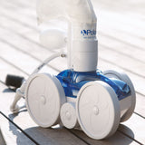 Polaris 280 pool cleaner on the deck