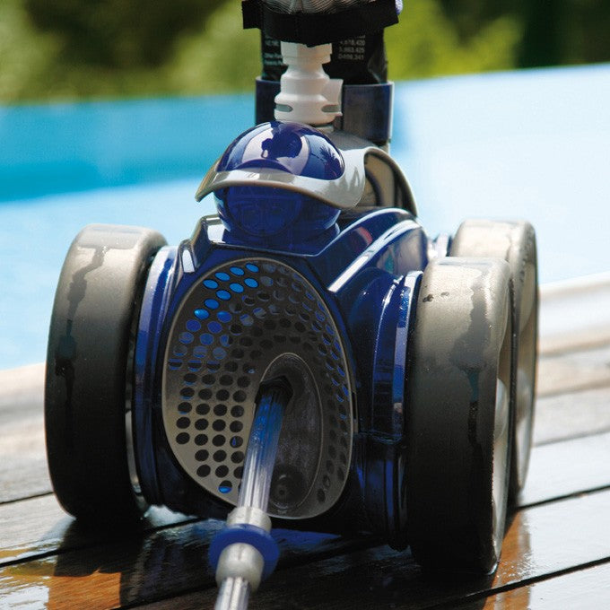 Polaris 3900 Sport automatic pool cleaner, side view