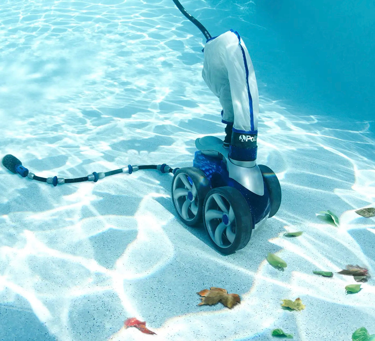 Polaris 3900 Sport pressure cleaner showing the power jets