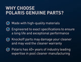 Polaris 9-100-3100 genuine feed hose components: hose sections, swivels, floats and nuts