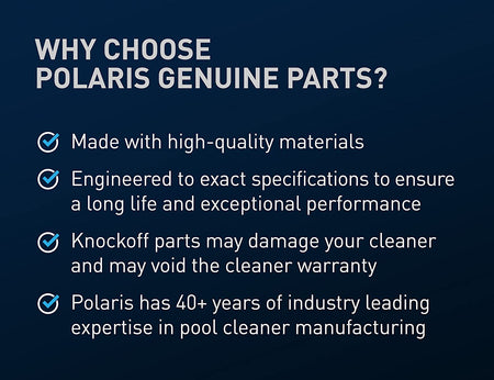 Polaris 9-100-3100 genuine feed hose components: hose sections, swivels, floats and nuts