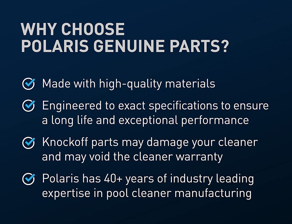 Polaris 9-100-3100 genuine feed hose components: hose sections, swivels, floats and nuts