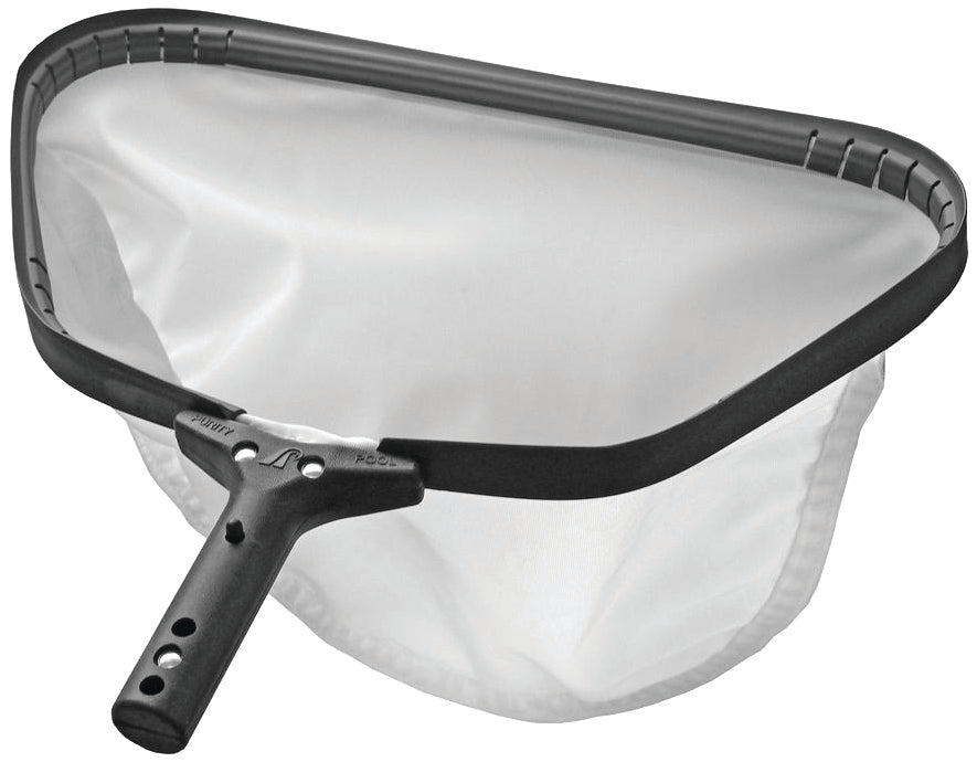 PoolStyle PSBKFINE 17 inch Black Knight leaf rake with fine mesh bag
