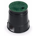 Rain Bird PVB6RND - 6 in. Round PVB Valve Box - Black Body & Overlapping Green Lid