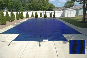 Pooltux Royal Blue Mesh Rectangle Safety Cover | CSPTBME16320