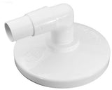 Hayward SP11071 skim vac plate with elbow, angled view