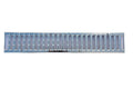 NDS 254, Spee-D 4-1/8" X 2' Galvanized Steel Channel Drain Grate